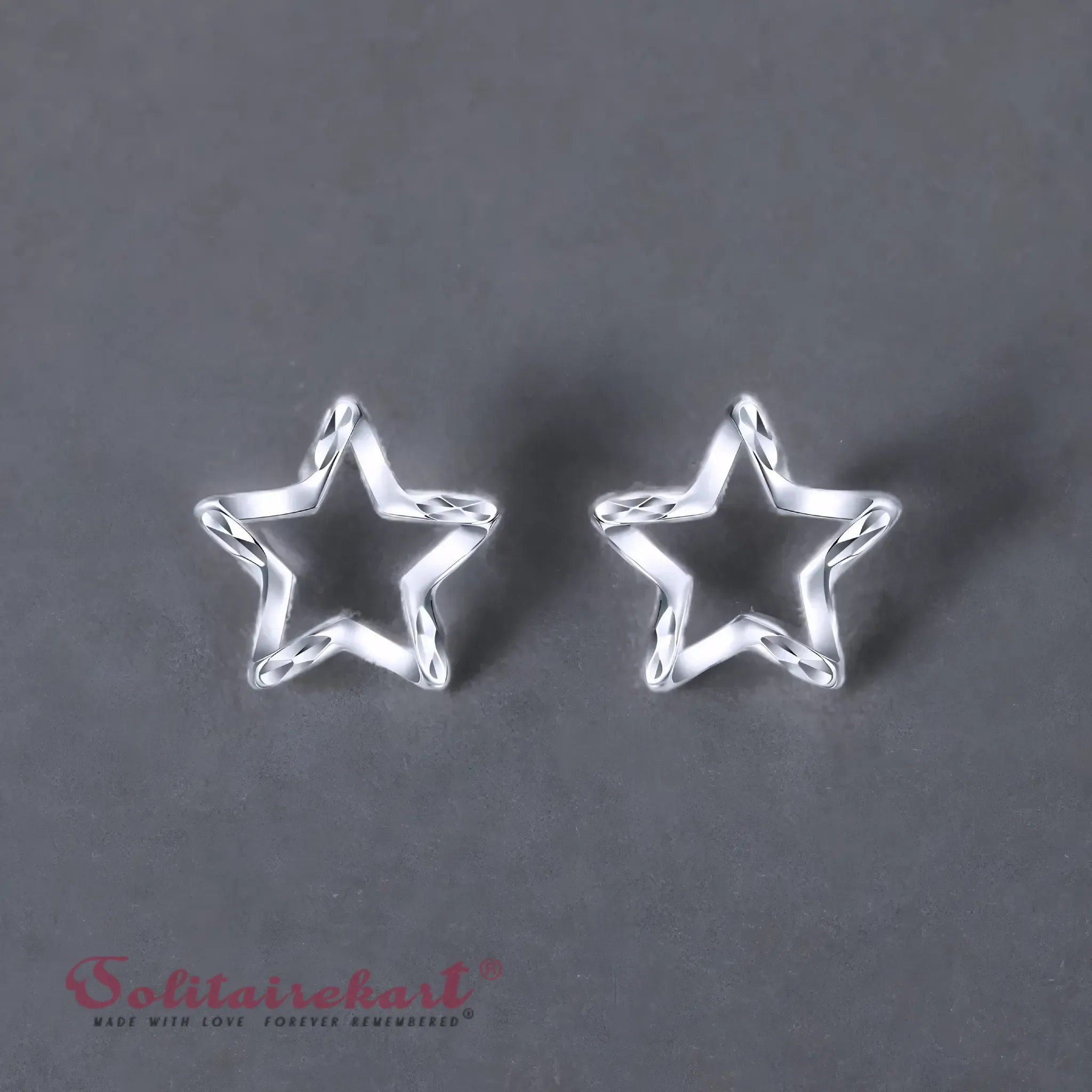Solitairekart 2.17grm Star Studs